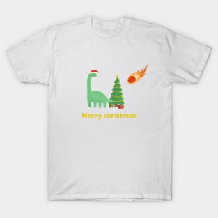 Merry Christmas dinosaur T-Shirt